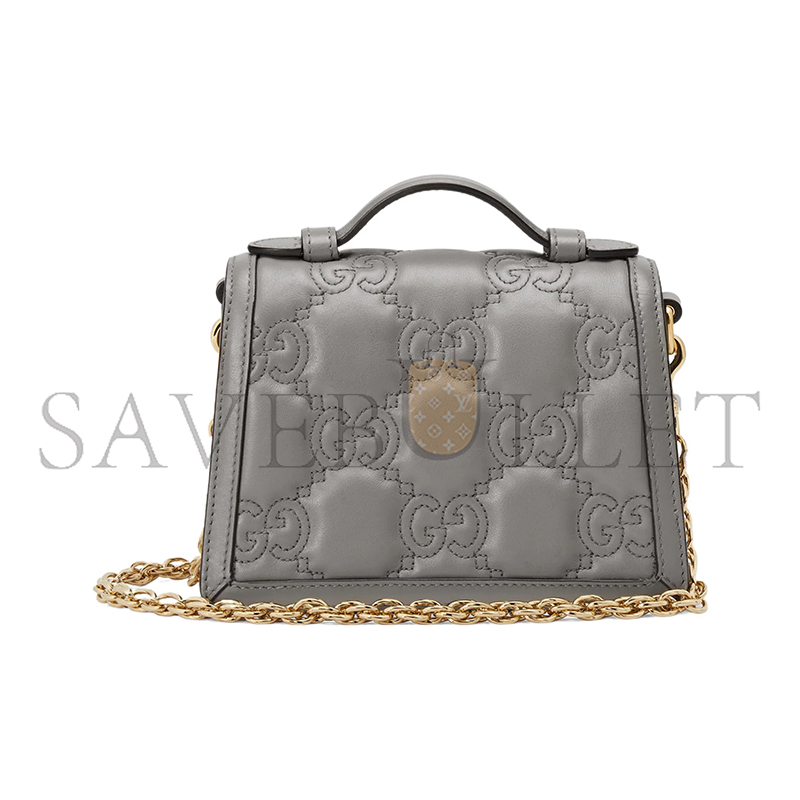GUCCI GG MATELASSÉ SMALL SHOULDER BAG 724499 (18*13*6.5cm)